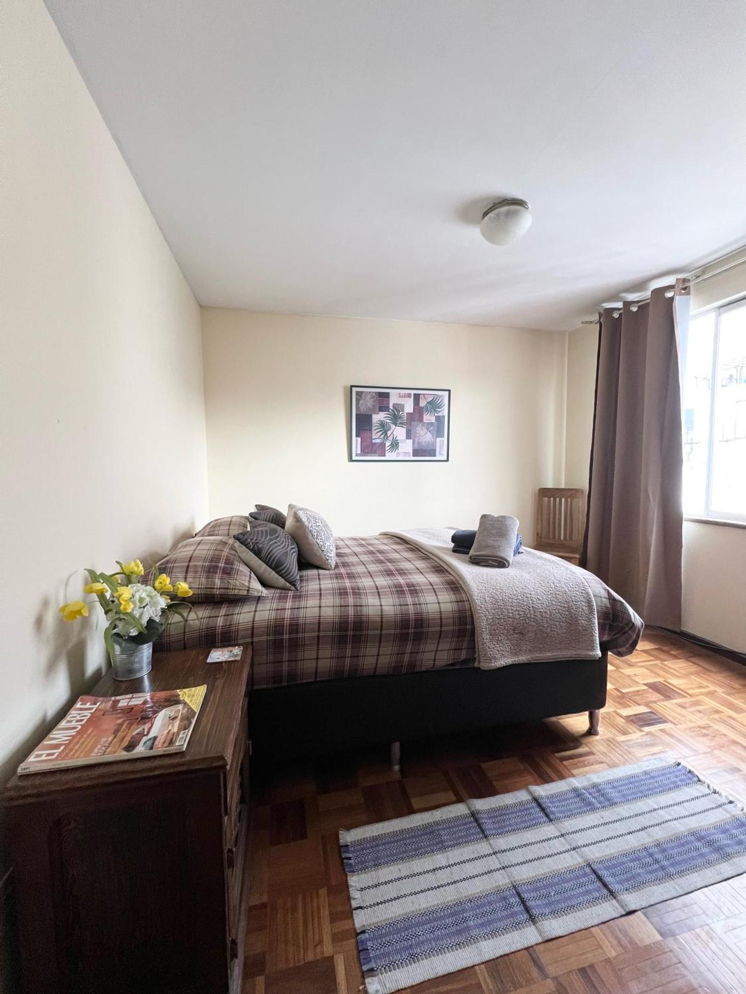 Апартаменты Departamento Acogedor En La Mejor Zona De Ла-Пас Экстерьер фото